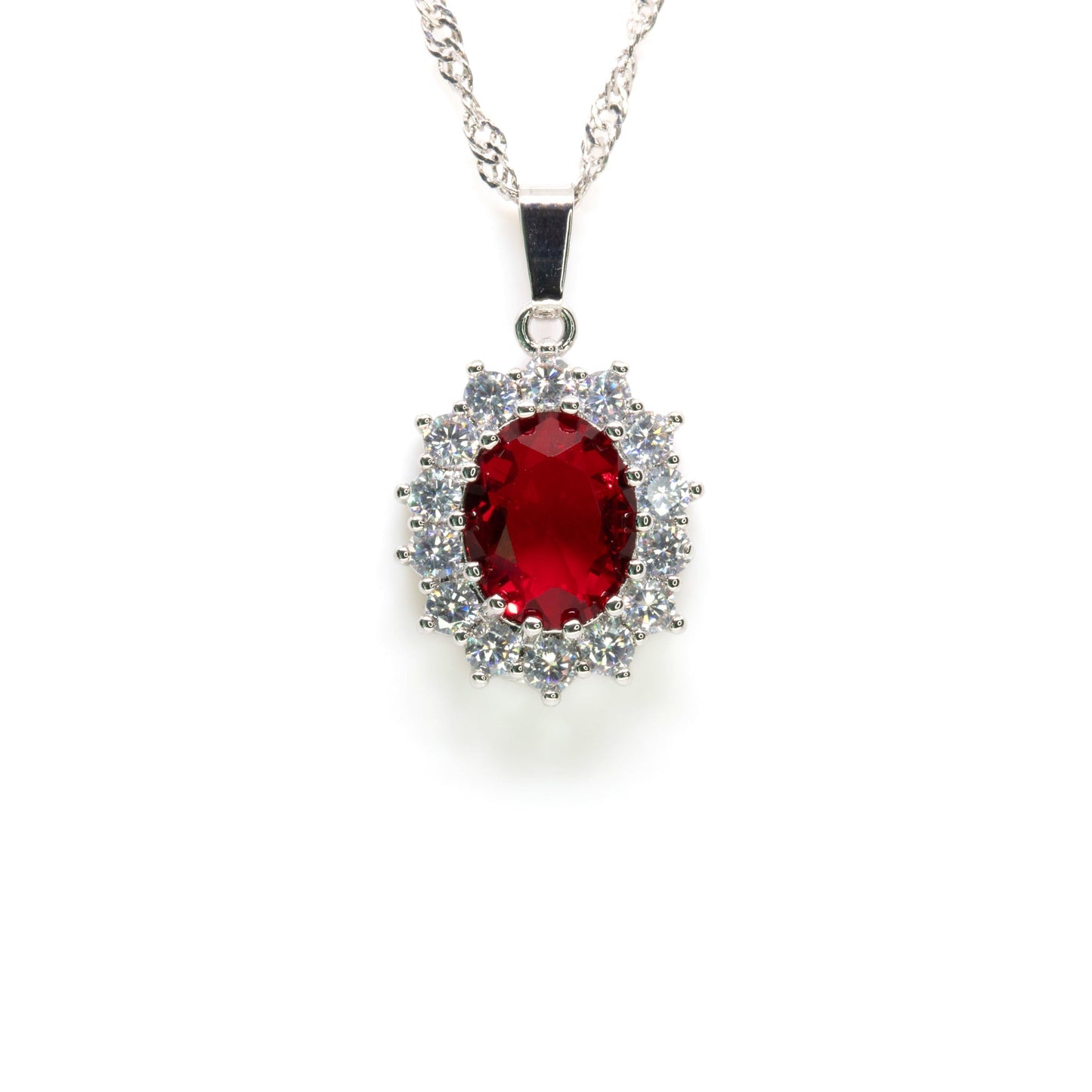 A Royal Affair - Silver Plated Necklace - Regal Gems Jewellery Co.