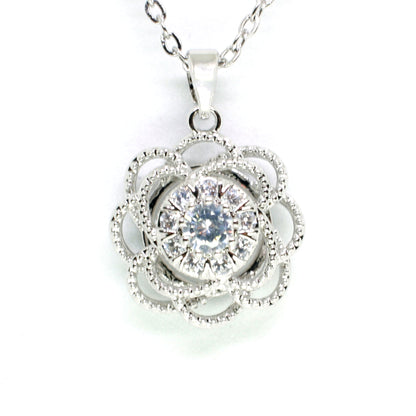 Elegance silver plated necklace - Regal Gems Jewellery