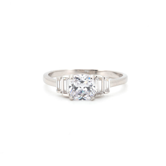 Princess Cut Stepped Ring - Regal Gems Jewellery Co.