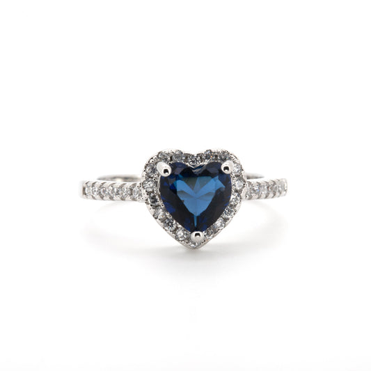 Sapphire Heart-shaped Ring - Regal Gems Jewellery Co.